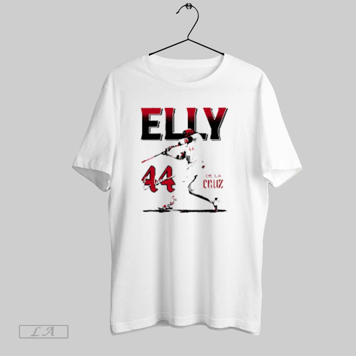 Top Elly De La Cruz Dynamic Attack Cincinnati Reds - Adult & Kids T-Shirts, Sweatshirts & Hoodies apparel design preview 1