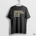 Top Exercising Just Enough Fuck Fight - Adult & Kids T-Shirts, Sweatshirts & Hoodies apparel design preview 1