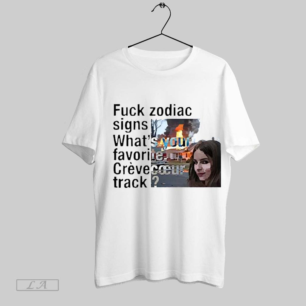 Top Fuck Zodiac Signs Whats Your Favorite Crevecoeur - Adult & Kids T-Shirts, Sweatshirts & Hoodies apparel design preview 1