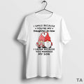Top Gnome I Smile Because Youre My Daughter Law - Adult & Kids T-Shirts, Sweatshirts & Hoodies apparel design preview 1