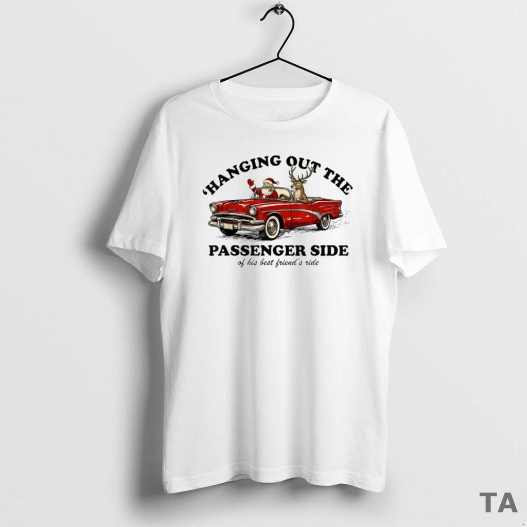 Top Hanging Out Passenger Side His Best Friends Ride - Adult & Kids T-Shirts, Sweatshirts & Hoodies apparel design preview 1