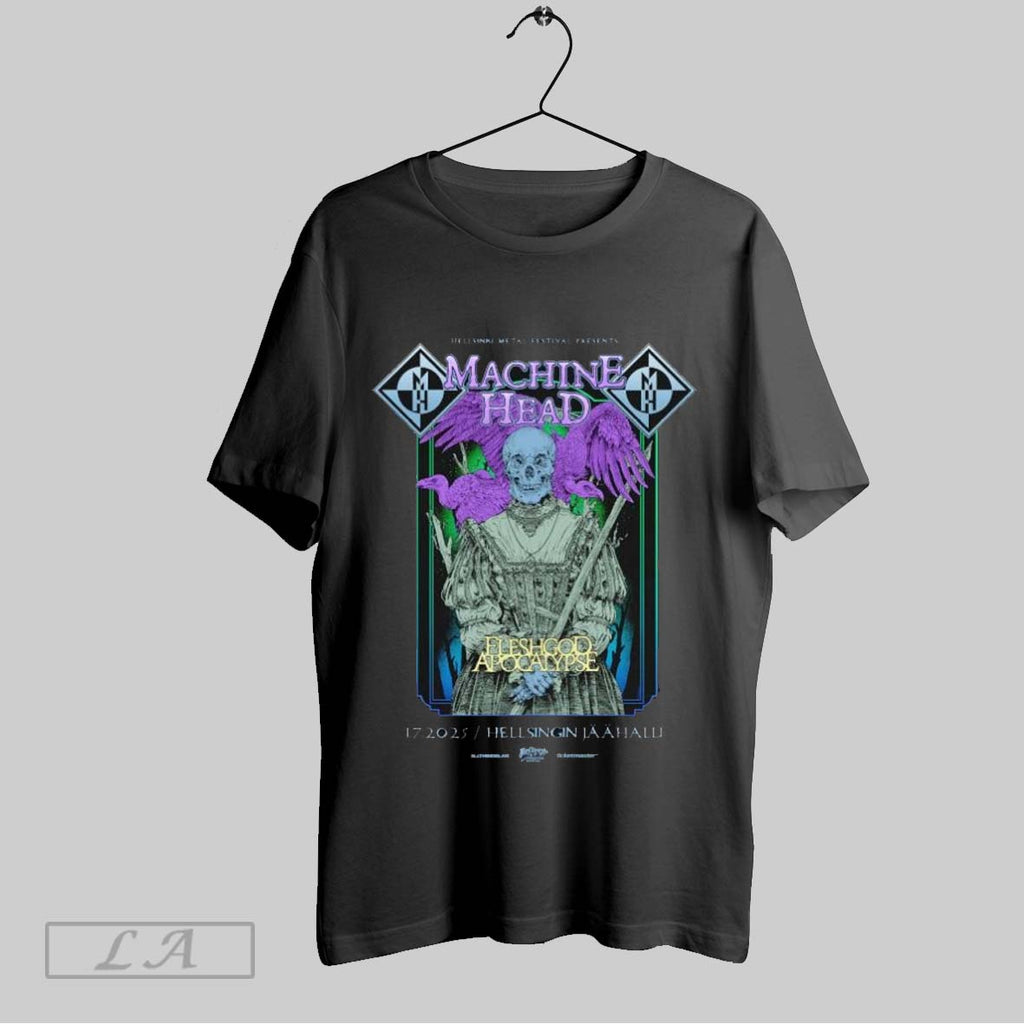 Top Hellsinki Metal Festival Presents Machine Head X - Adult & Kids T-Shirts, Sweatshirts & Hoodies apparel design preview 1