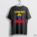 Top I Stand Venezuela Freedom Flag - Adult & Kids T-Shirts, Sweatshirts & Hoodies apparel design preview 1