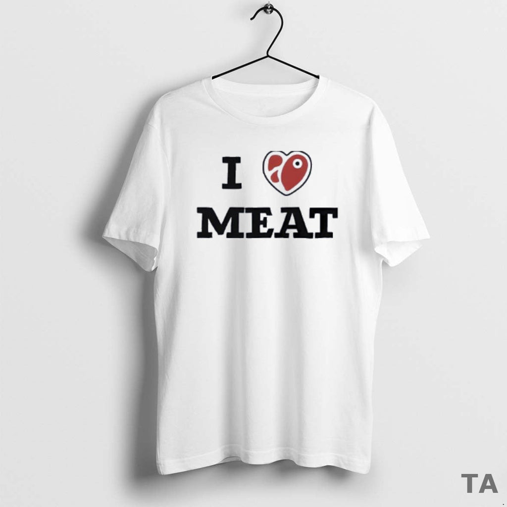 Top I Love Meat Funny - Adult & Kids T-Shirts, Sweatshirts & Hoodies apparel design preview 1