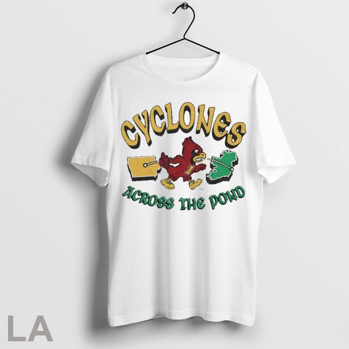 Top Isu Iowa State Cyclones Across The Pond Dublin - Adult & Kids T-Shirts, Sweatshirts & Hoodies apparel design preview 1