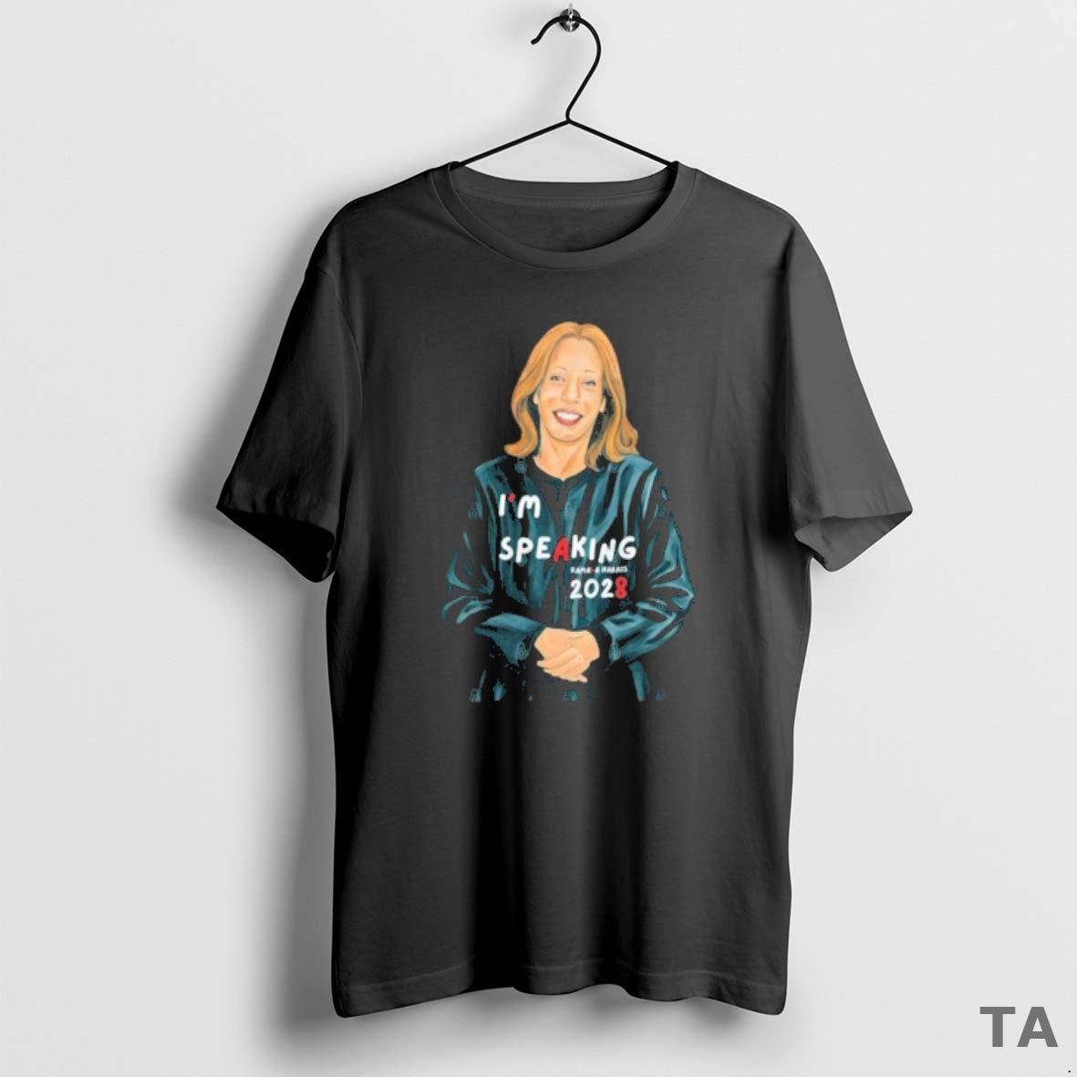 Top Im Speaking Madam Kamala Harris 2028 - Adult & Kids T-Shirts, Sweatshirts & Hoodies apparel design preview 1