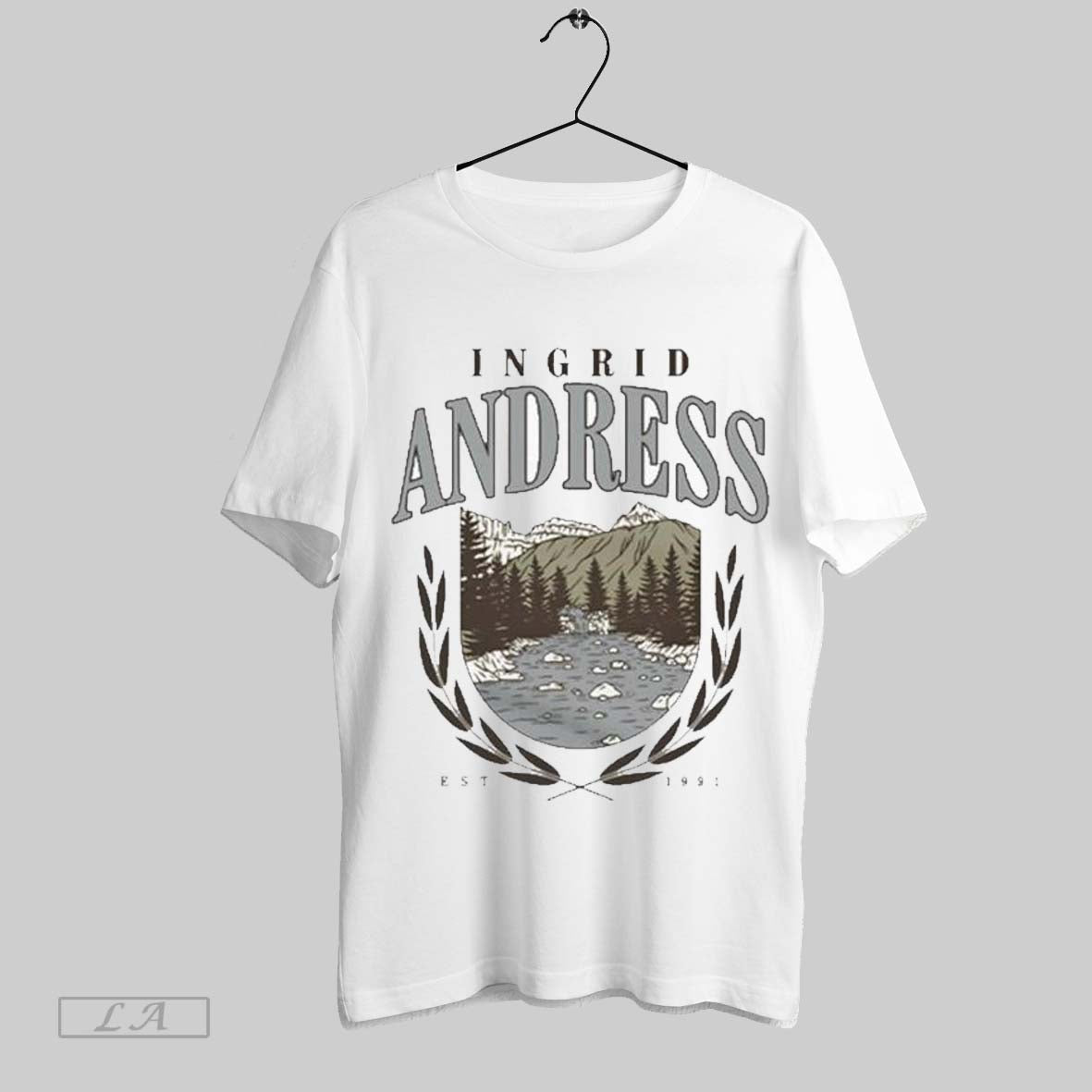 Top Ingrid Andress Colorado Est 1991 - Adult & Kids T-Shirts, Sweatshirts & Hoodies apparel design preview 1