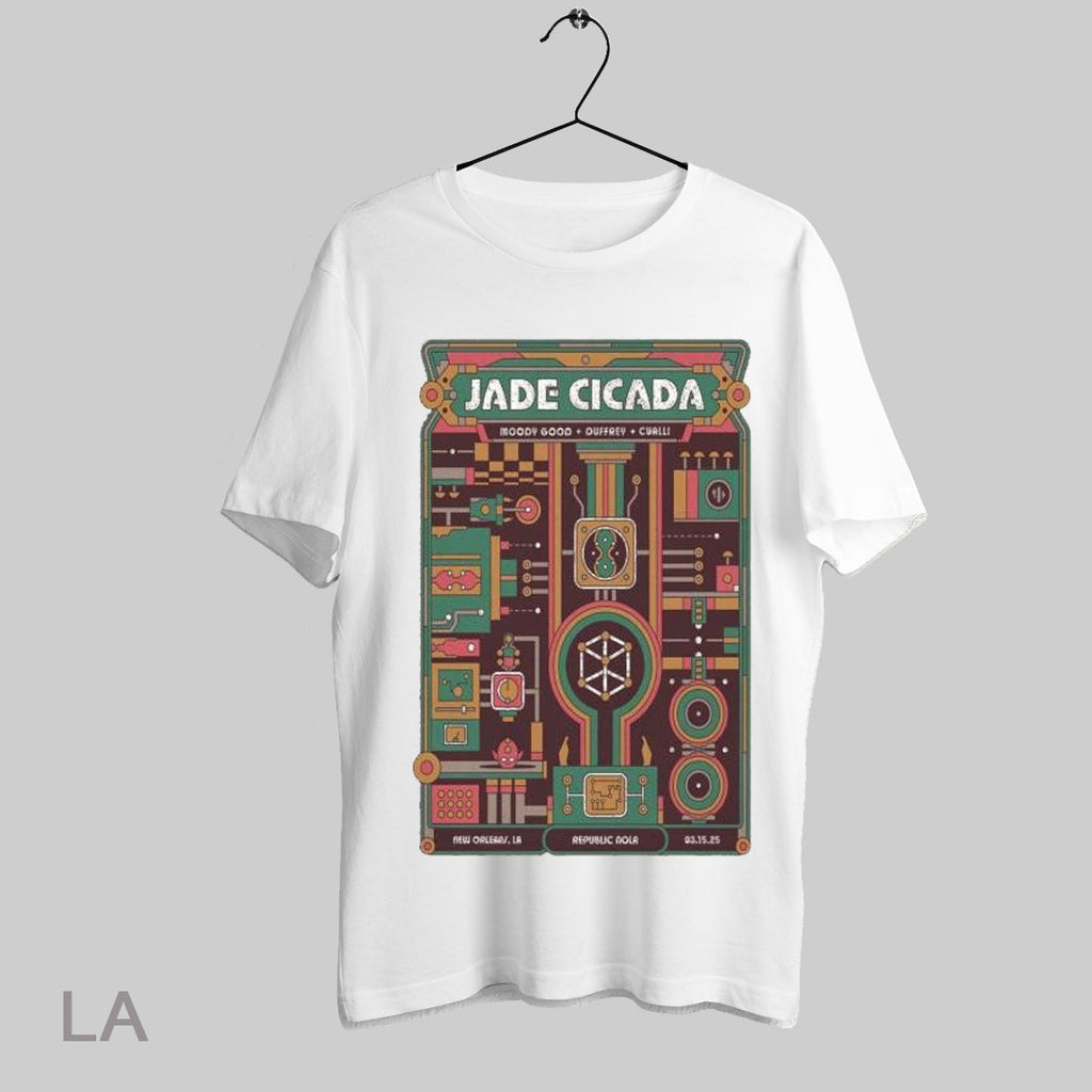Top Jade Cicada March 15 2025 Republic New Orleans - Adult & Kids T-Shirts, Sweatshirts & Hoodies apparel design preview 1