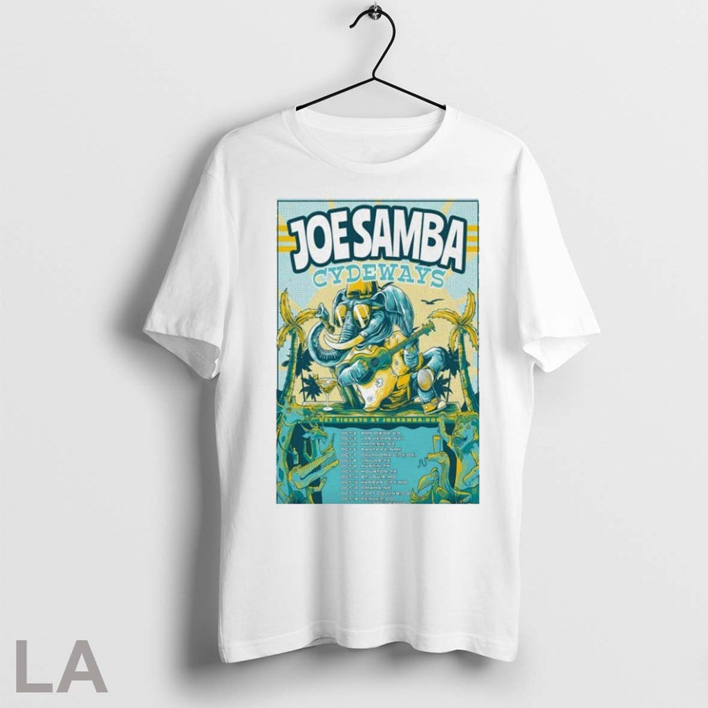 Top Joe Samba Cydeways October 2025 Tour Dates Shows - Adult & Kids T-Shirts, Sweatshirts & Hoodies apparel design preview 1