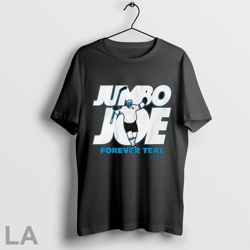 Top Joe Thornton Jumbo Forever Teal The Alumni - Adult & Kids T-Shirts, Sweatshirts & Hoodies apparel design preview 1