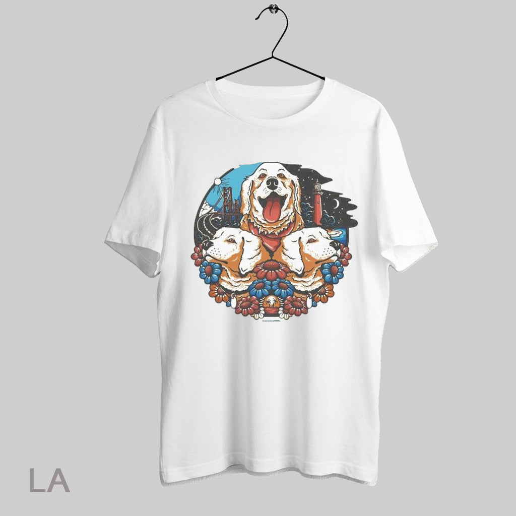 Top Joey Calderazzo Stay Golden Tour Dogs - Adult & Kids T-Shirts, Sweatshirts & Hoodies apparel design preview 1
