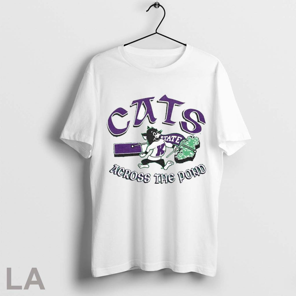 Top Kansas State Wildcats Cats Across The Pond In - Adult & Kids T-Shirts, Sweatshirts & Hoodies apparel design preview 1