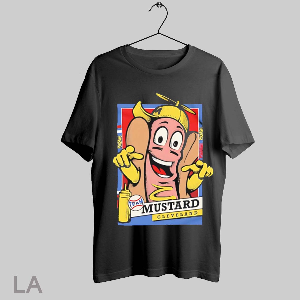 Top Kendrick Lamar Hot Dog Team Mustard Cleveland - Adult & Kids T-Shirts, Sweatshirts & Hoodies apparel design preview 1