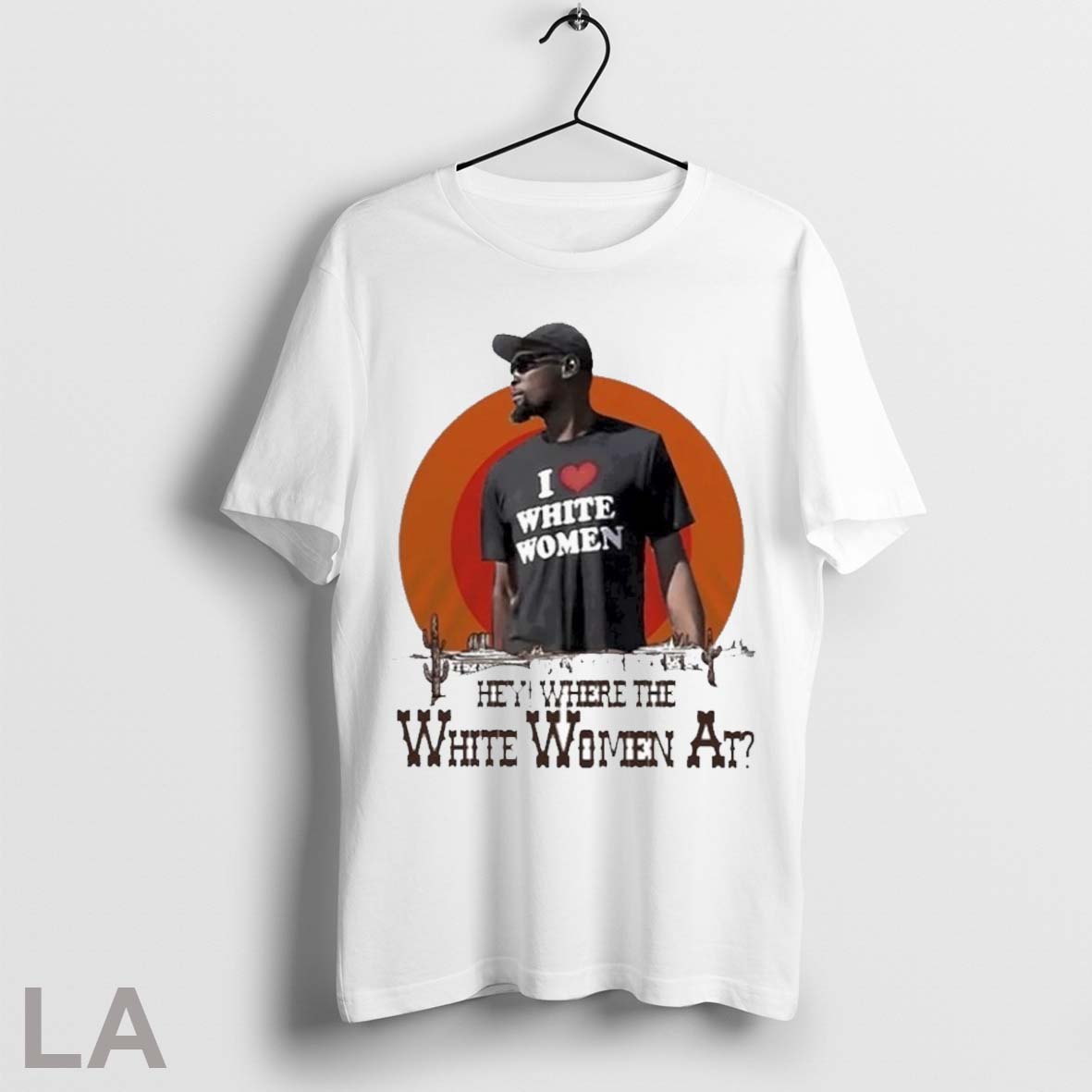 Top Kevin Durant I Love White Women Hey Where The At - Adult & Kids T-Shirts, Sweatshirts & Hoodies apparel design preview 1