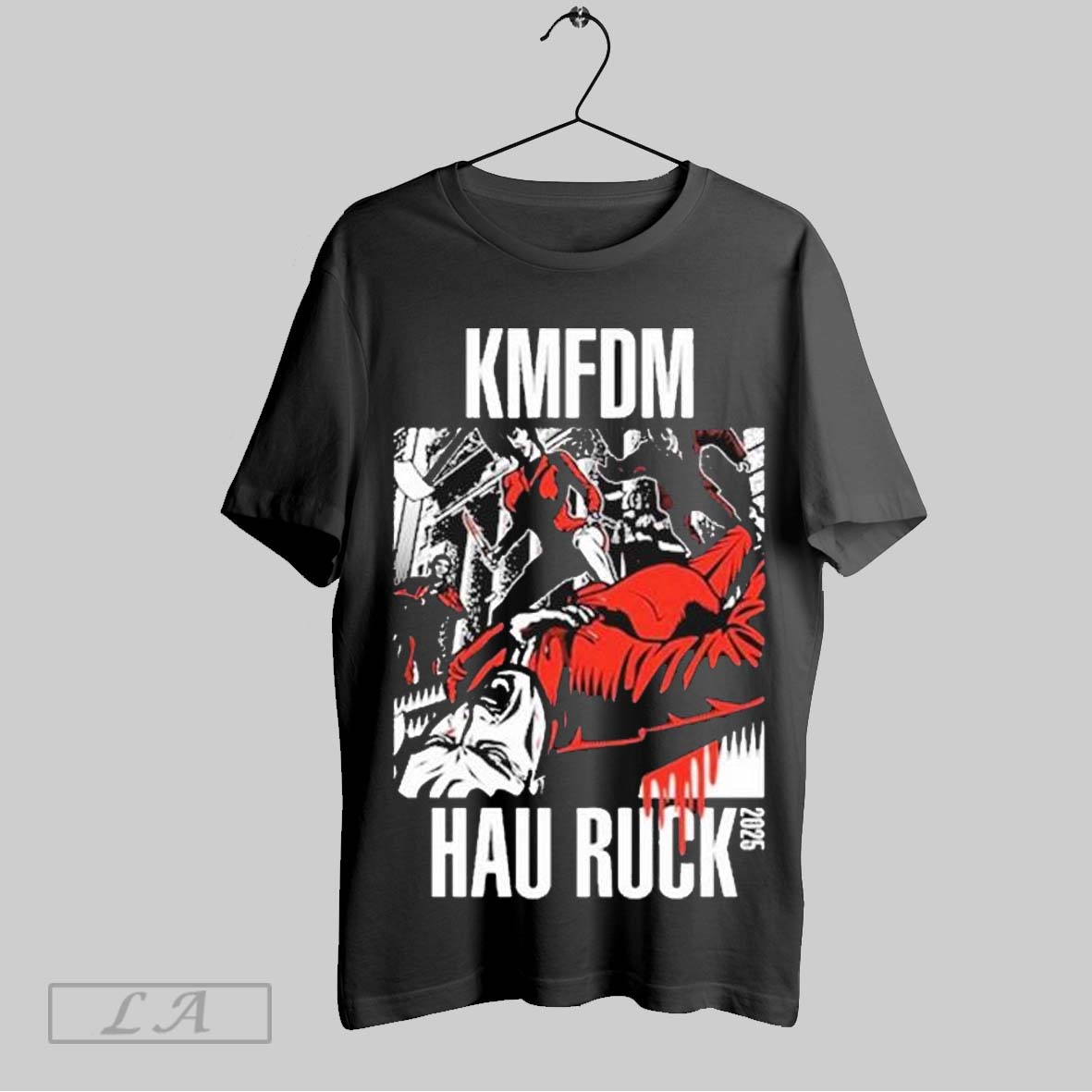 Top Kmfdm Hau Ruck 2025 - Adult & Kids T-Shirts, Sweatshirts & Hoodies apparel design preview 1