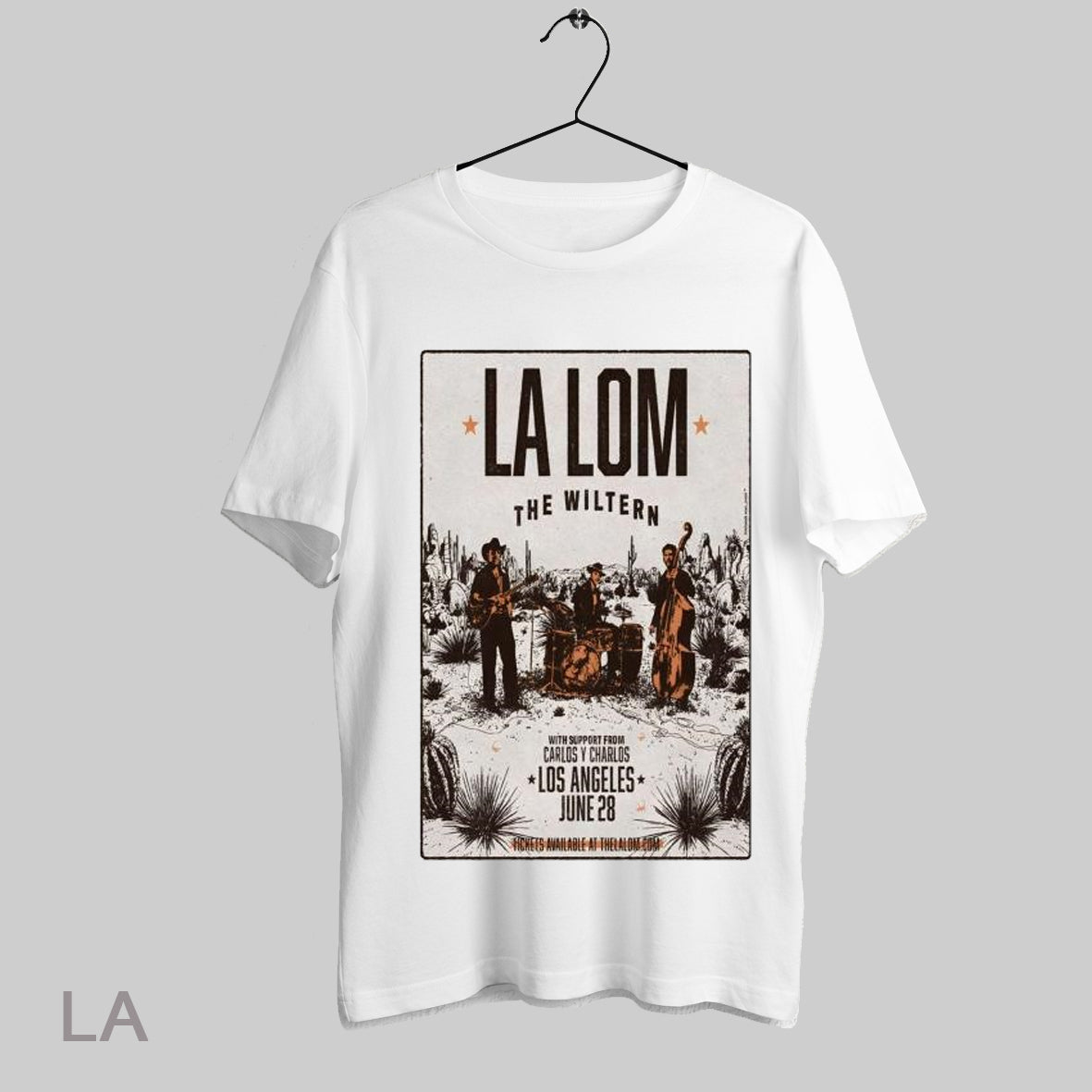 Top La Lom The Wiltern Los Angeles Ca Jun 28 2025 - Adult & Kids T-Shirts, Sweatshirts & Hoodies apparel design preview 1