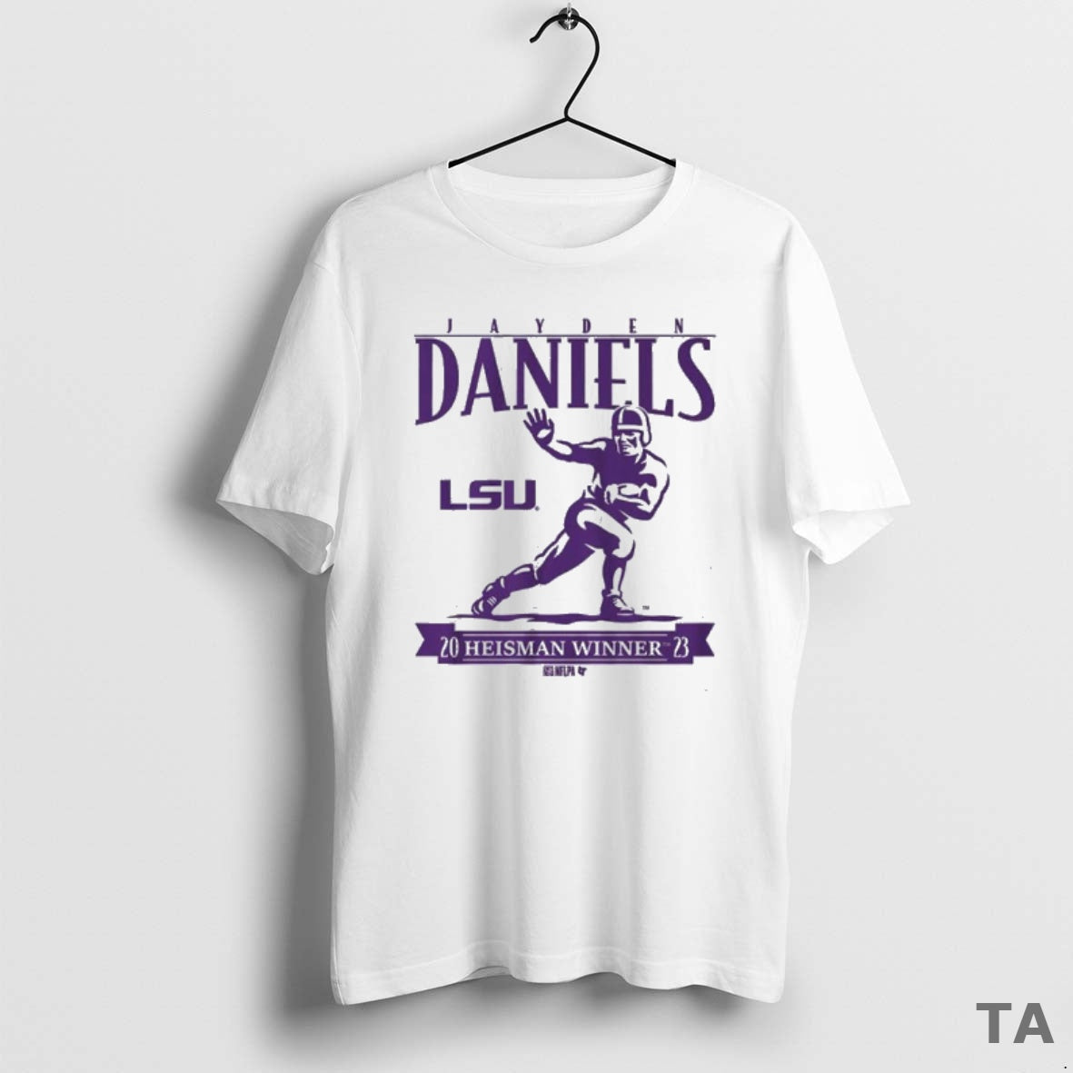Top Lsu Football Jayden Daniels Heisman Trophy - Adult & Kids T-Shirts, Sweatshirts & Hoodies apparel design preview 1