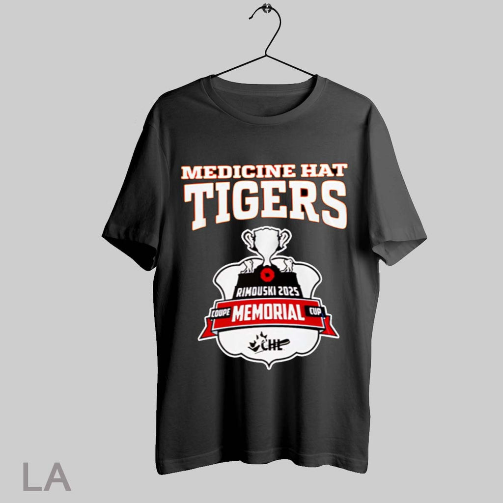 Top Medicine Hat Tigers Champions Memorial Cup 2025 - Adult & Kids T-Shirts, Sweatshirts & Hoodies apparel design preview 1