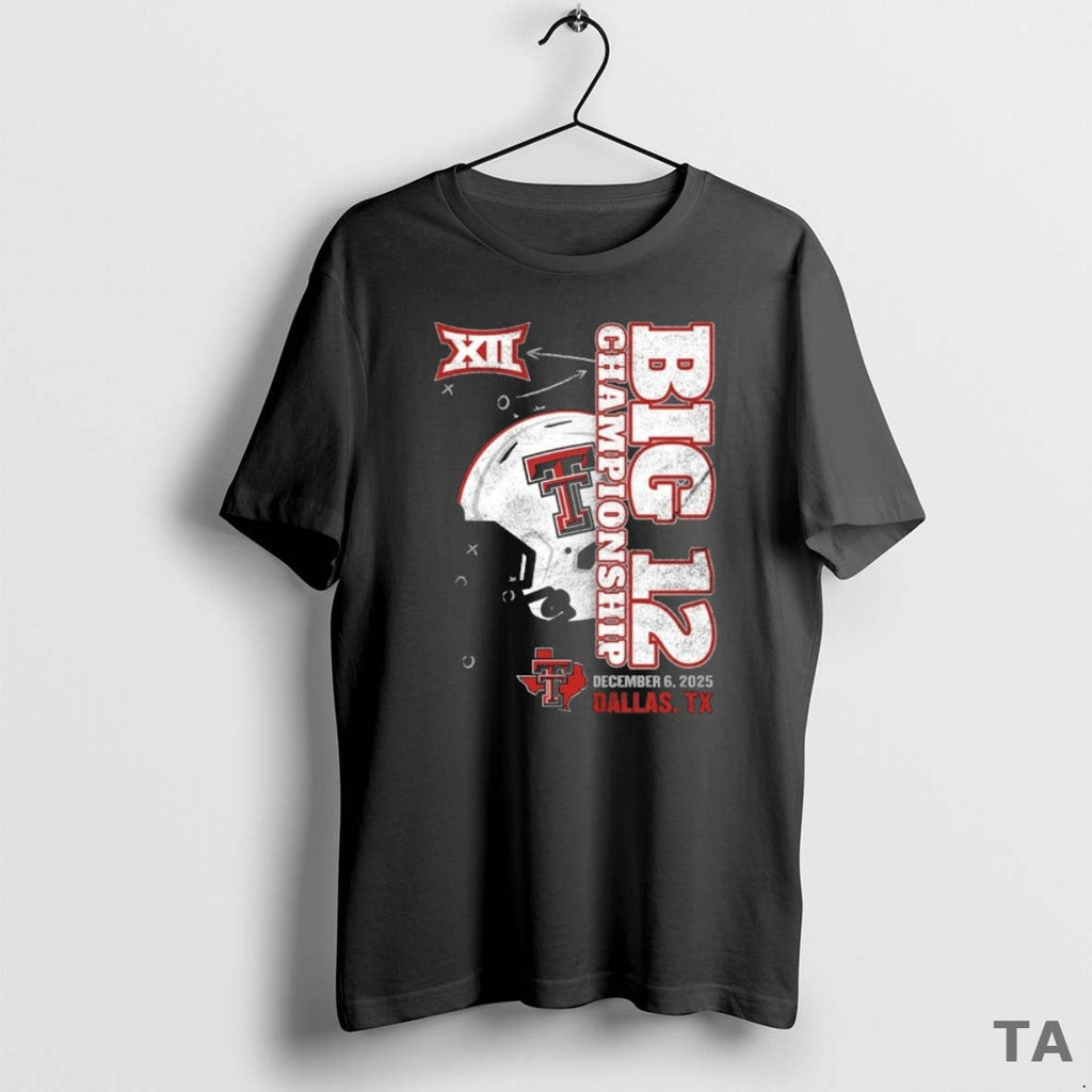 Top Ncaa 2025 Big 12 Football Championship Texas Tech - Adult & Kids T-Shirts, Sweatshirts & Hoodies apparel design preview 1