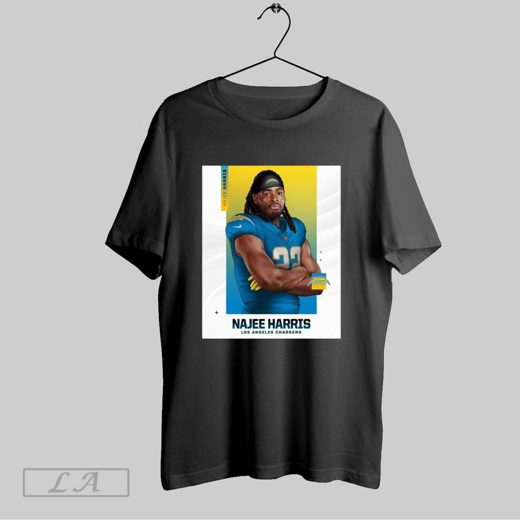 Top Najee Harris Signs With Los Angeles Chargers For - Adult & Kids T-Shirts, Sweatshirts & Hoodies apparel design preview 1
