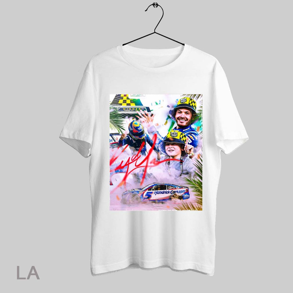 Top Nascar Kyle Larson Winner Homestead Miami - Adult & Kids T-Shirts, Sweatshirts & Hoodies apparel design preview 1