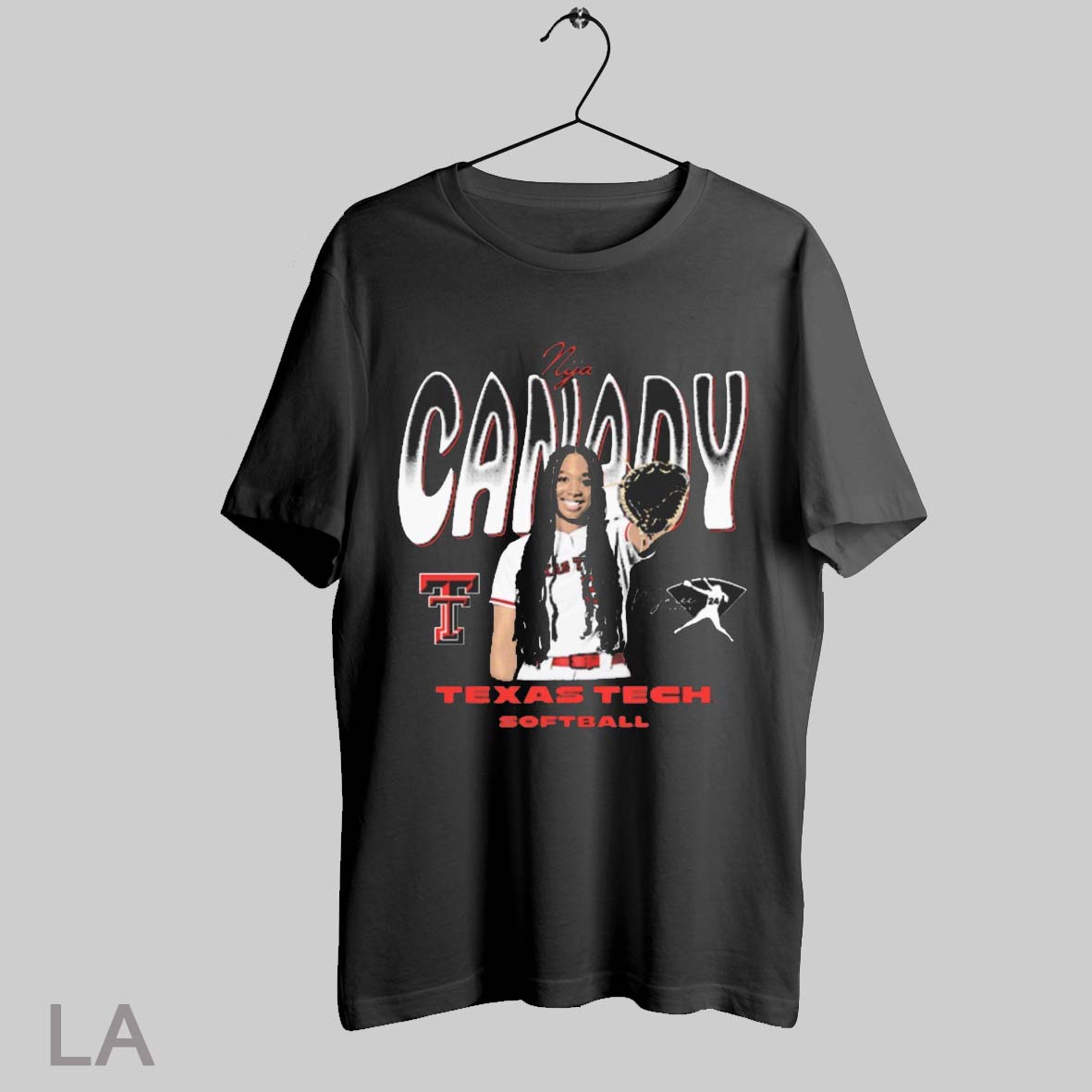 Top Nijaree Canady Texas Tech Red Raiders Softball - Adult & Kids T-Shirts, Sweatshirts & Hoodies apparel design preview 1