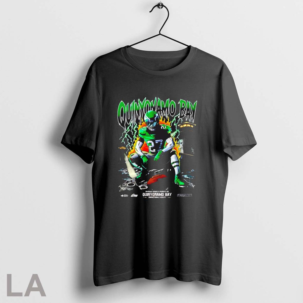 Top Nick Sirianni Wearing Quinyonamo Bay Part 2 - Adult & Kids T-Shirts, Sweatshirts & Hoodies apparel design preview 1