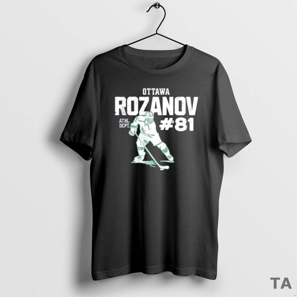 Top Ottawa Rozanov 81athl Dept Ice Hockey - Adult & Kids T-Shirts, Sweatshirts & Hoodies apparel design preview 1