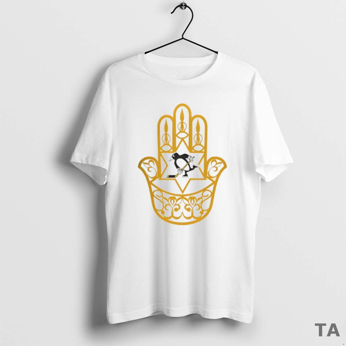Top Pittsburgh Penguins Honoring Jewish Heritage - Adult & Kids T-Shirts, Sweatshirts & Hoodies apparel design preview 1
