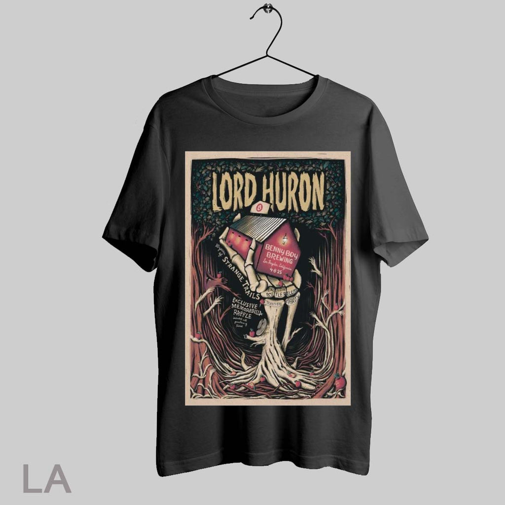 Top Poster Lord Huron April 8 2025 Benny Boy Brewing - Adult & Kids T-Shirts, Sweatshirts & Hoodies apparel design preview 1