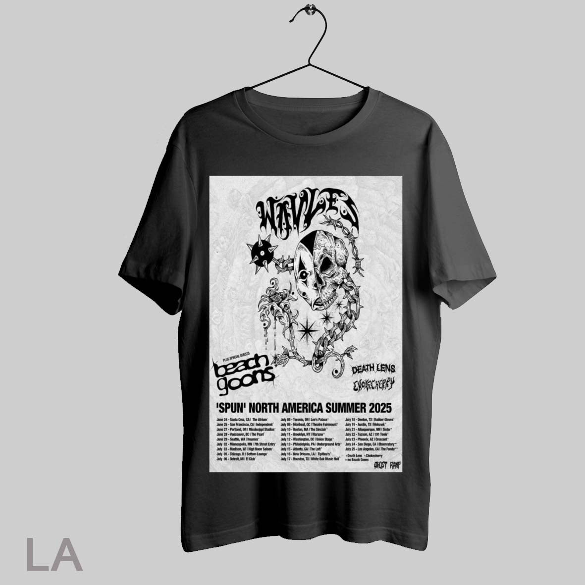 Top Poster Wavves Spun North America Summer Show 2025 - Adult & Kids T-Shirts, Sweatshirts & Hoodies apparel design preview 1