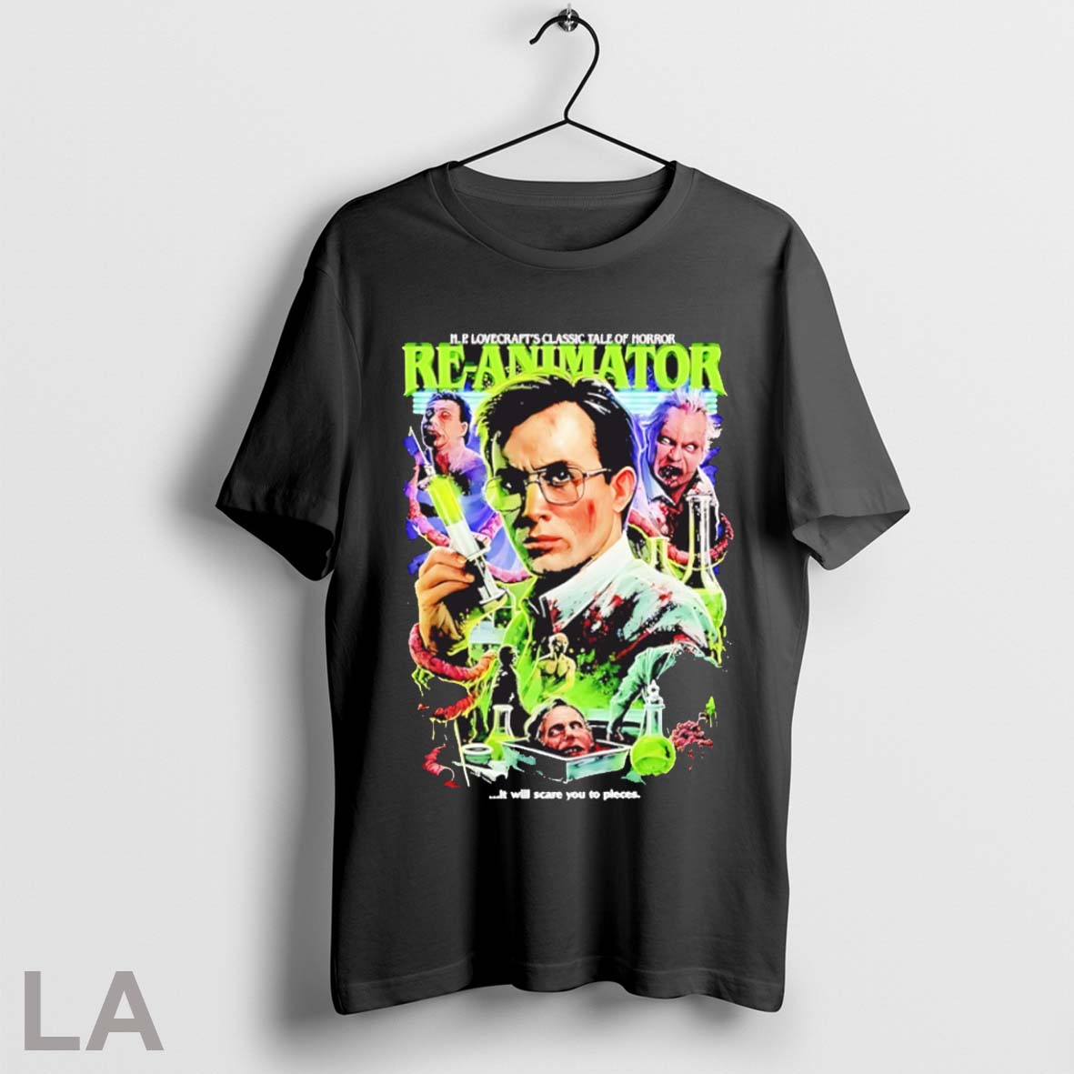 Top Reanimator Mr West It Will Scare You To Pieces Hp - Adult & Kids T-Shirts, Sweatshirts & Hoodies apparel design preview 1