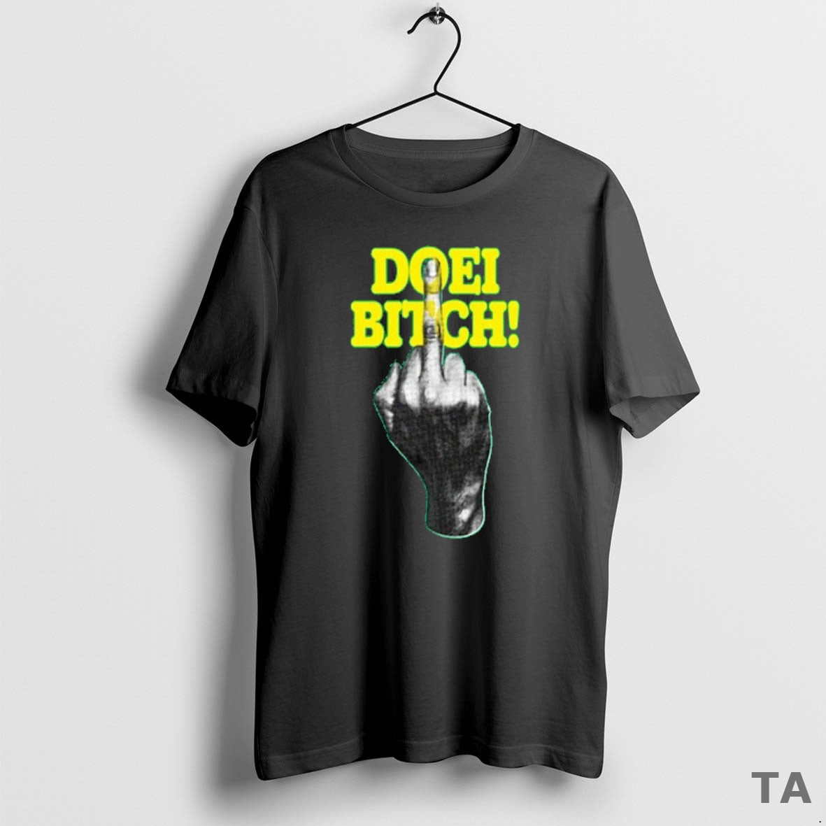 Top Roxy Dekker Doei Bitch Middle Finger - Adult & Kids T-Shirts, Sweatshirts & Hoodies apparel design preview 1