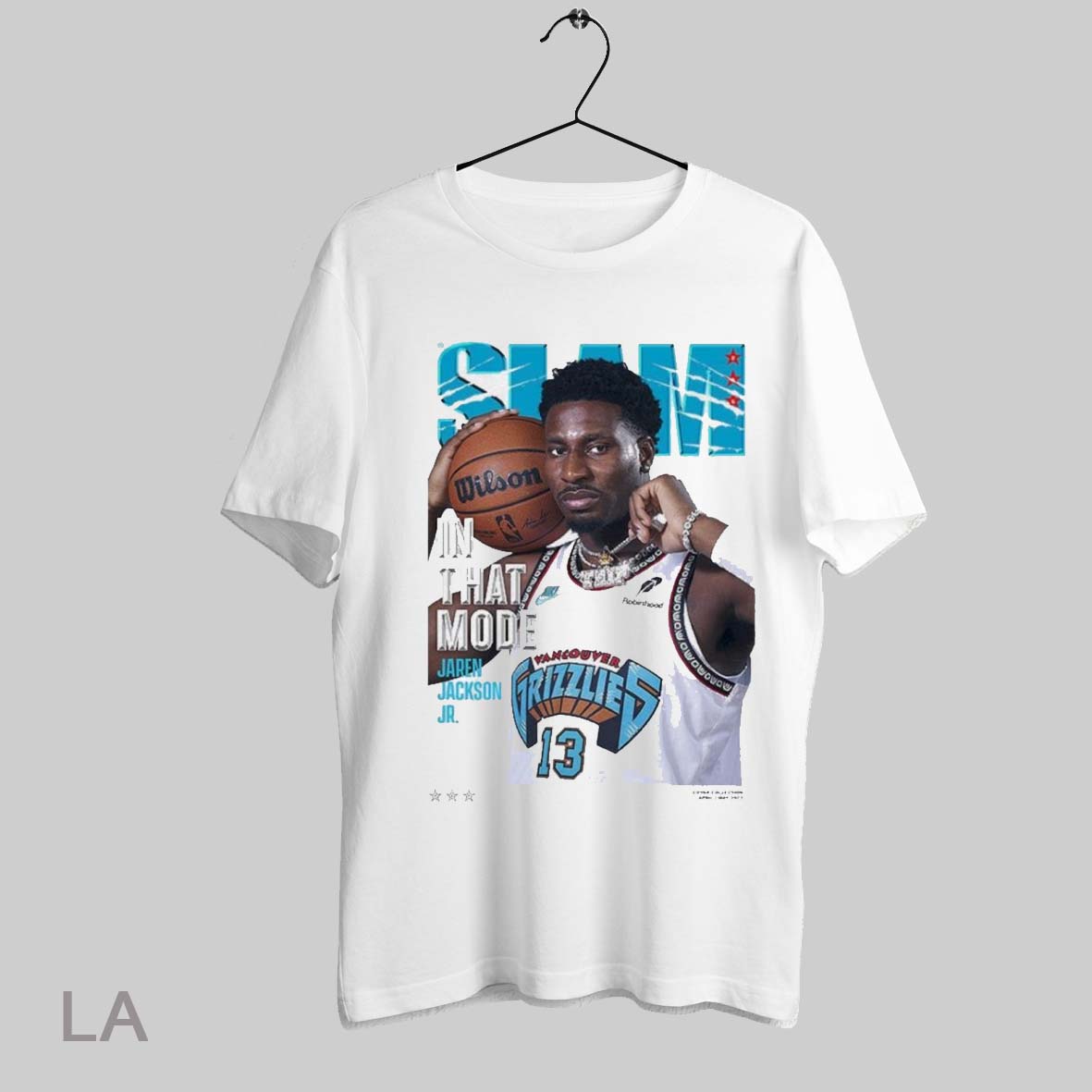 Top Slam Cover Jaren Jackson Jr - Adult & Kids T-Shirts, Sweatshirts & Hoodies apparel design preview 1