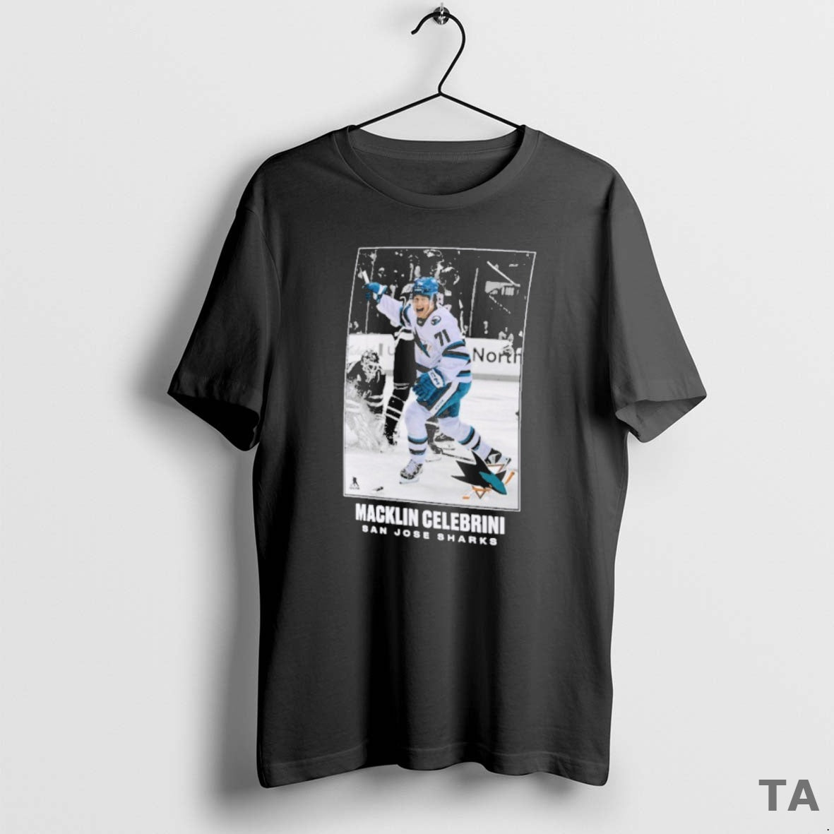Top San Jose Sharks Macklin Celebrini Nhl Moments - Adult & Kids T-Shirts, Sweatshirts & Hoodies apparel design preview 1
