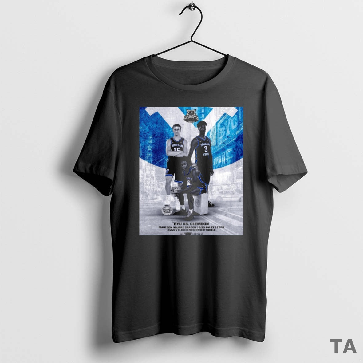 Top Saunders Wright Iii Dybantsa Byu Vs - Adult & Kids T-Shirts, Sweatshirts & Hoodies apparel design preview 1