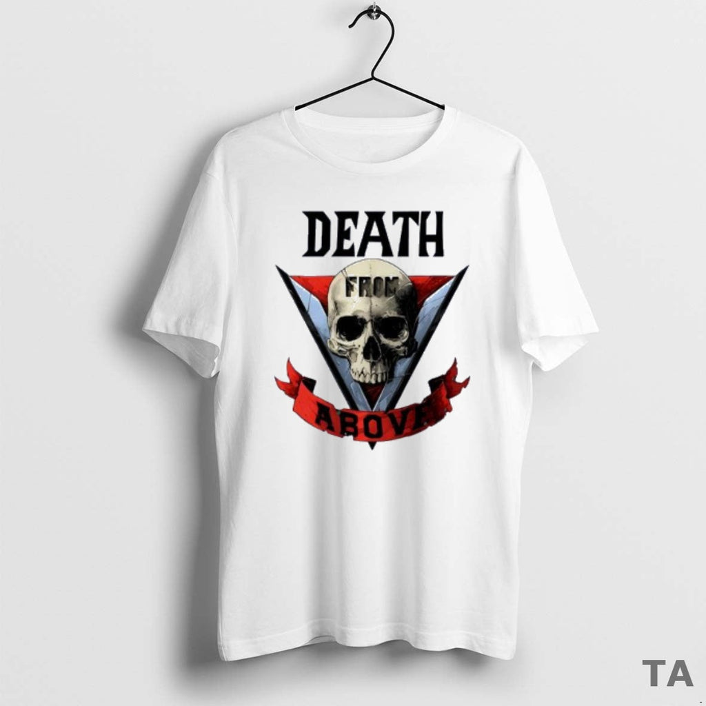 Top Skull Death Above Vintage - Adult & Kids T-Shirts, Sweatshirts & Hoodies apparel design preview 1