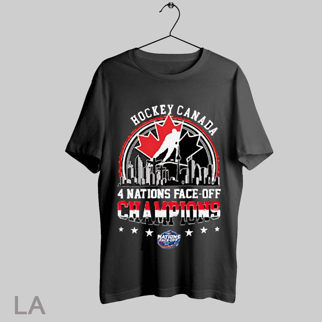 Top Skyline Hockey Canada 4 Nations Face Off - Adult & Kids T-Shirts, Sweatshirts & Hoodies apparel design preview 1