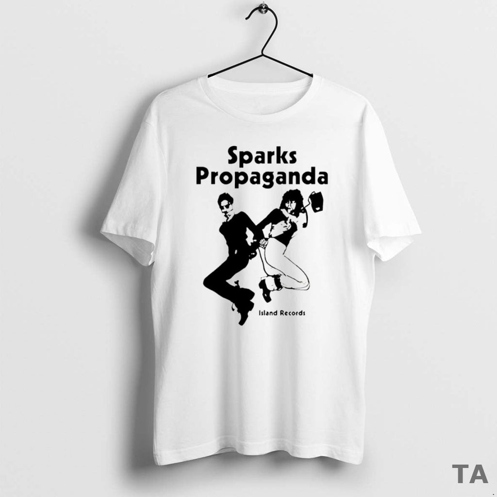 Top Sparks Propaganda Island Records - Adult & Kids T-Shirts, Sweatshirts & Hoodies apparel design preview 1