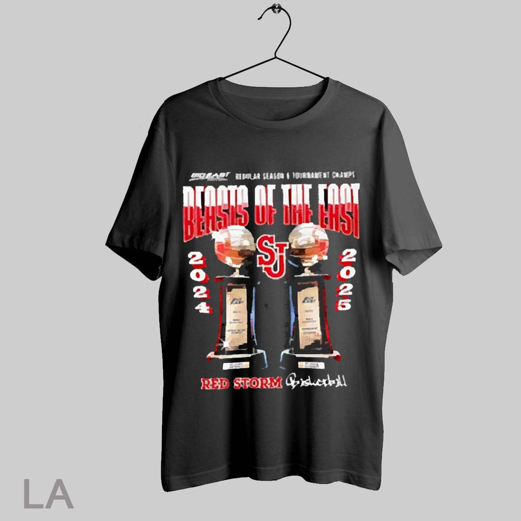 Top St Johns Regular Season X Tournament Champions - Adult & Kids T-Shirts, Sweatshirts & Hoodies apparel design preview 1