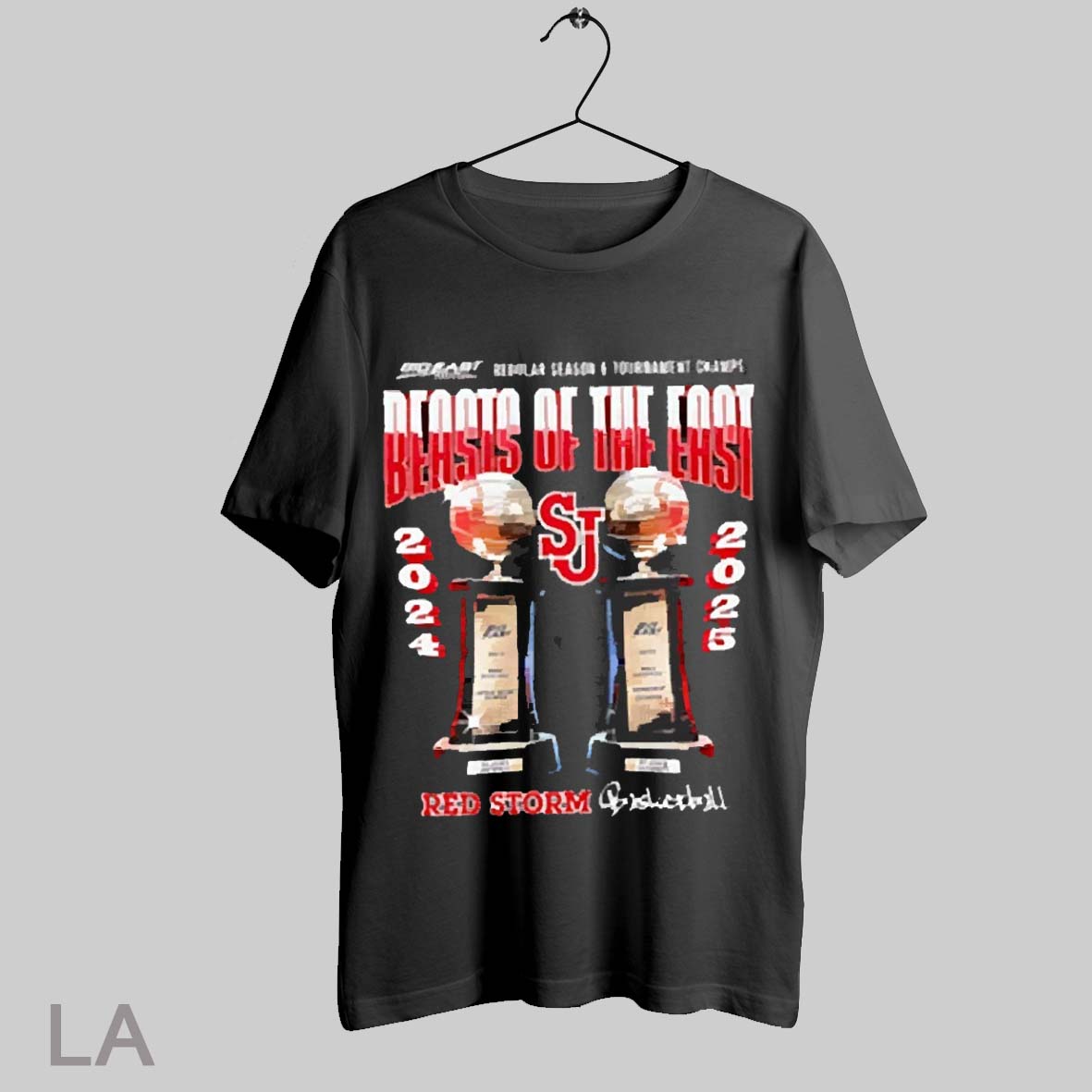 Top St Johns Regular Season X Tournament Champions - Adult & Kids T-Shirts, Sweatshirts & Hoodies apparel design preview 1