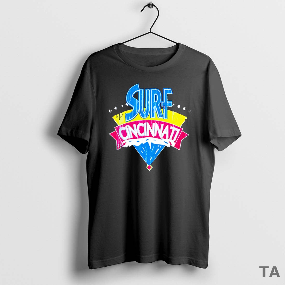 Top Surf Cincinnati - Adult & Kids T-Shirts, Sweatshirts & Hoodies apparel design preview 1