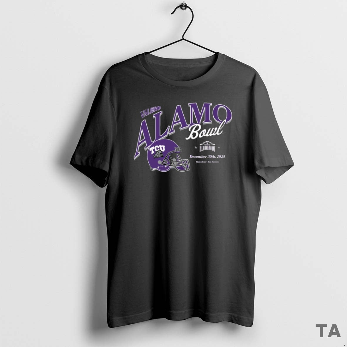Top Tcu Football 2025 Valero Alamo Bowl Bound - Adult & Kids T-Shirts, Sweatshirts & Hoodies apparel design preview 1