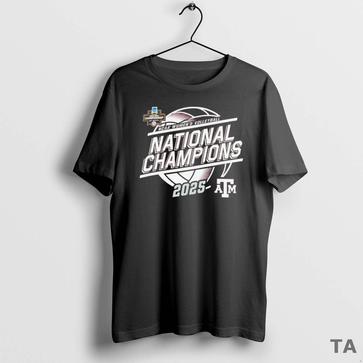 Top Texas M Aggies 2025 Ncaa Volleyball National - Adult & Kids T-Shirts, Sweatshirts & Hoodies apparel design preview 1