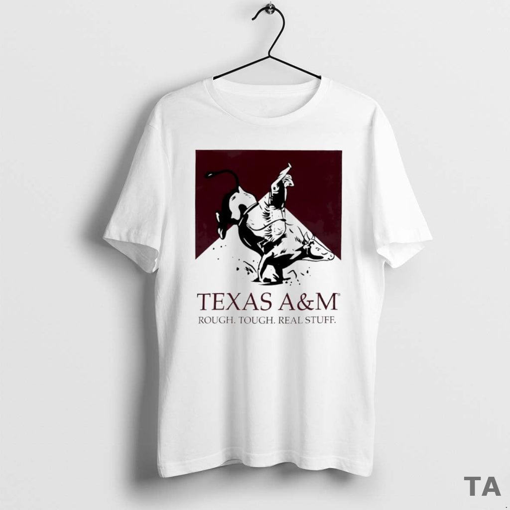 Top Texas M Aggies Rough Tough Bull Rider Marlboro - Adult & Kids T-Shirts, Sweatshirts & Hoodies apparel design preview 1
