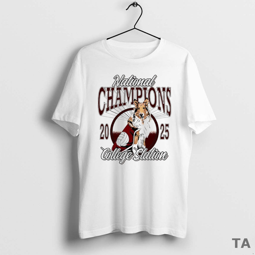 Top Texas M Volleyball 2025 National Champions - Adult & Kids T-Shirts, Sweatshirts & Hoodies apparel design preview 1