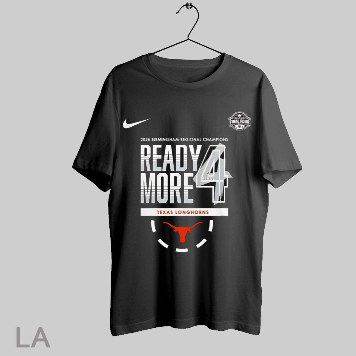 Top Texas Longhorns 2025 Ncaa Final Four Regional - Adult & Kids T-Shirts, Sweatshirts & Hoodies apparel design preview 1