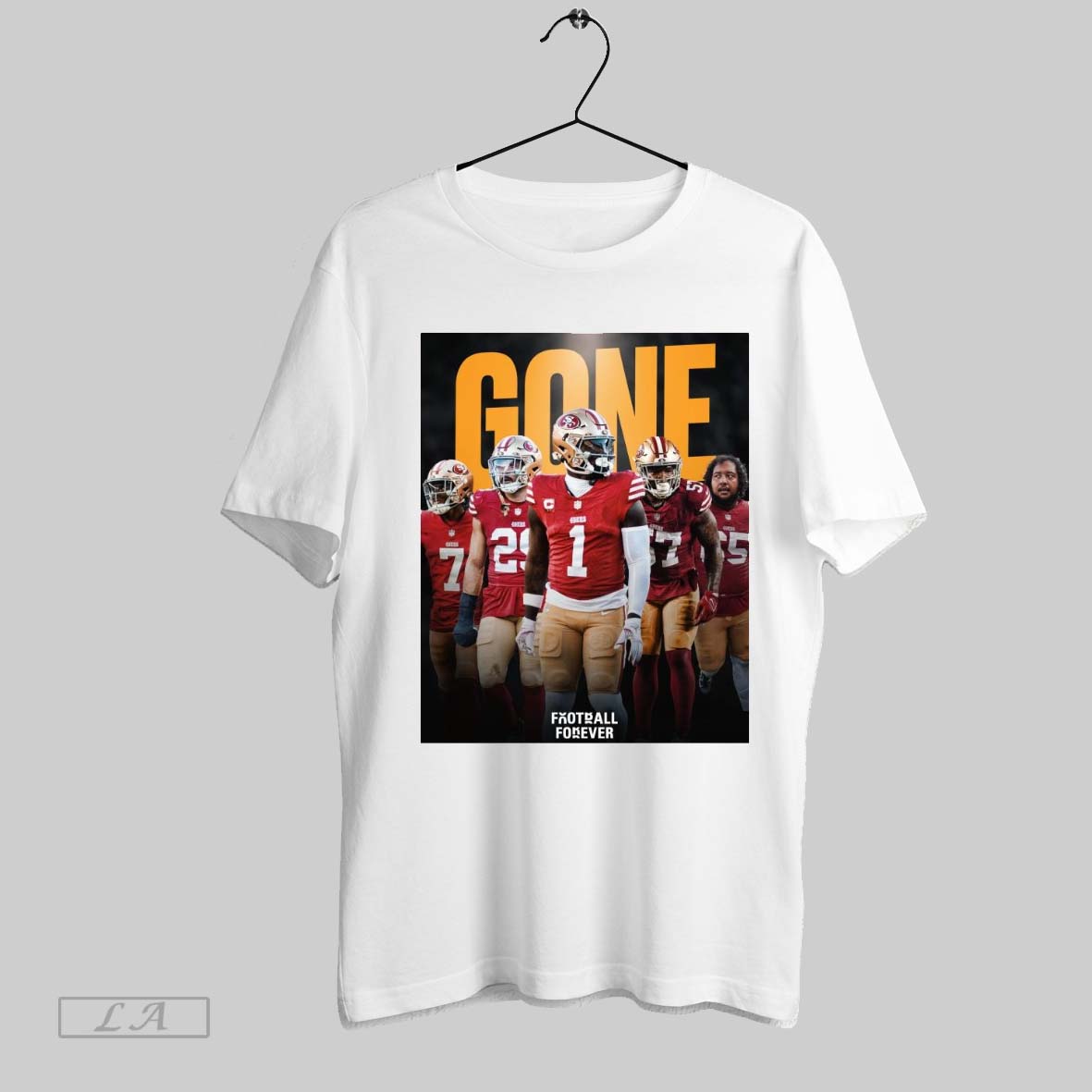 Top The 49ers Have Seen A Bevy Of Players Depart Bay - Adult & Kids T-Shirts, Sweatshirts & Hoodies apparel design preview 1