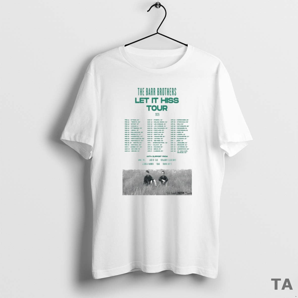 Top Barr Brothers Let Hiss Tour 2026 Dates - Adult & Kids T-Shirts, Sweatshirts & Hoodies apparel design preview 1