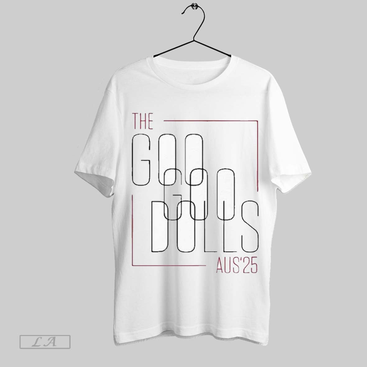 Top The Goo Dolls Australian Tour 25 Bone - Adult & Kids T-Shirts, Sweatshirts & Hoodies apparel design preview 1